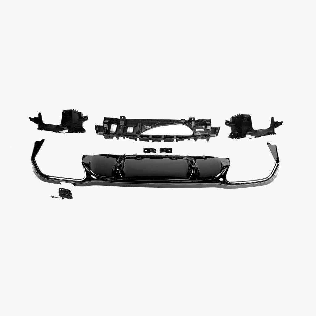 Gloss Black Rear Diffuser for MERCEDES-BENZ E-Class E63 GT W213 Sedan (2017-2023)