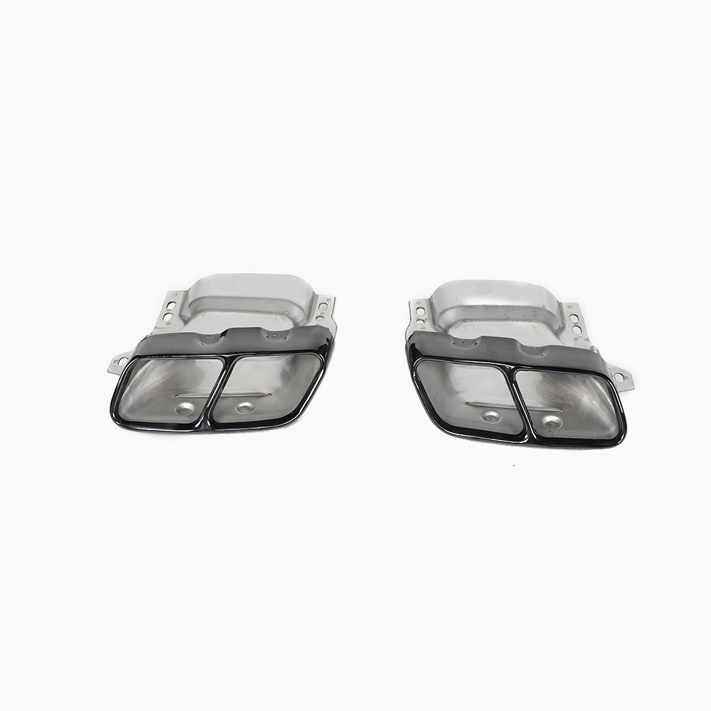 Gloss Black Tail Pipe forMERCEDES-BENZ A45 AMG W176 Hatchback 2013-2018 