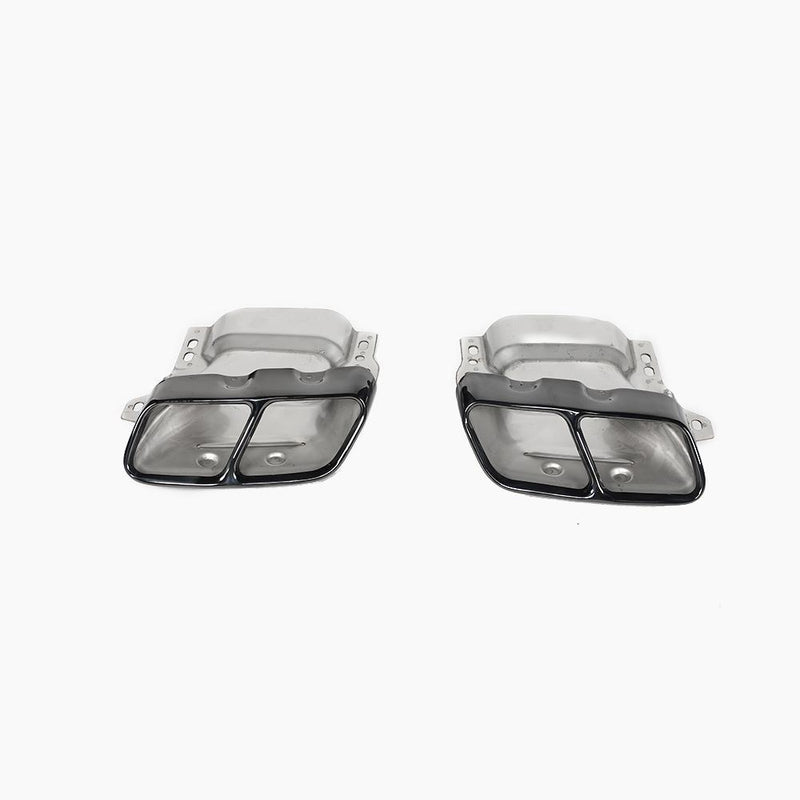 Gloss Black Tail Pipe forMERCEDES-BENZ A45 AMG W176 Hatchback 2013-2018 