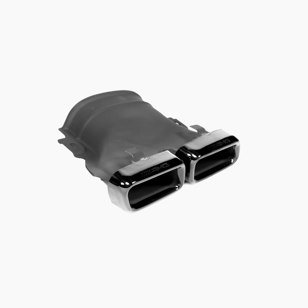 Gloss Black Tail Pipe for MERCEDES-BENZ E63 AMG W213 Sedan (2017-2023) detail view