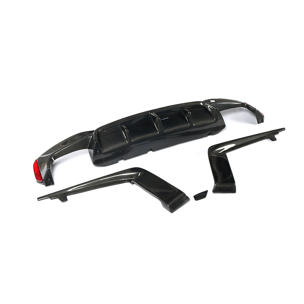 ST Style Carbon Fiber Rear Diffuser for BMW 5 Series G30/G31 Pre-LCI M Sport (2017–2020)