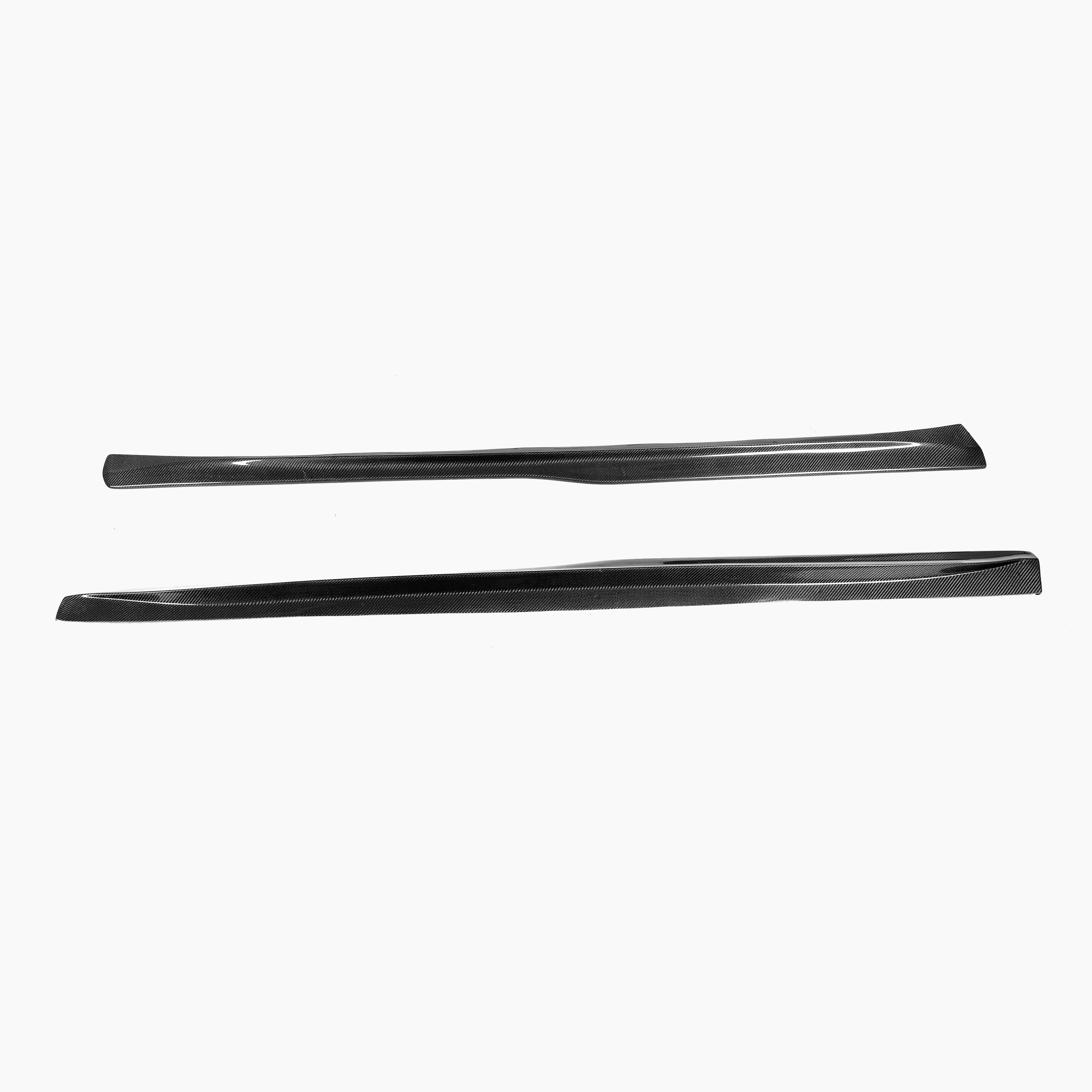 BMW M4 F82/F83 PSM Style Carbon Fiber Side Skirts - front view