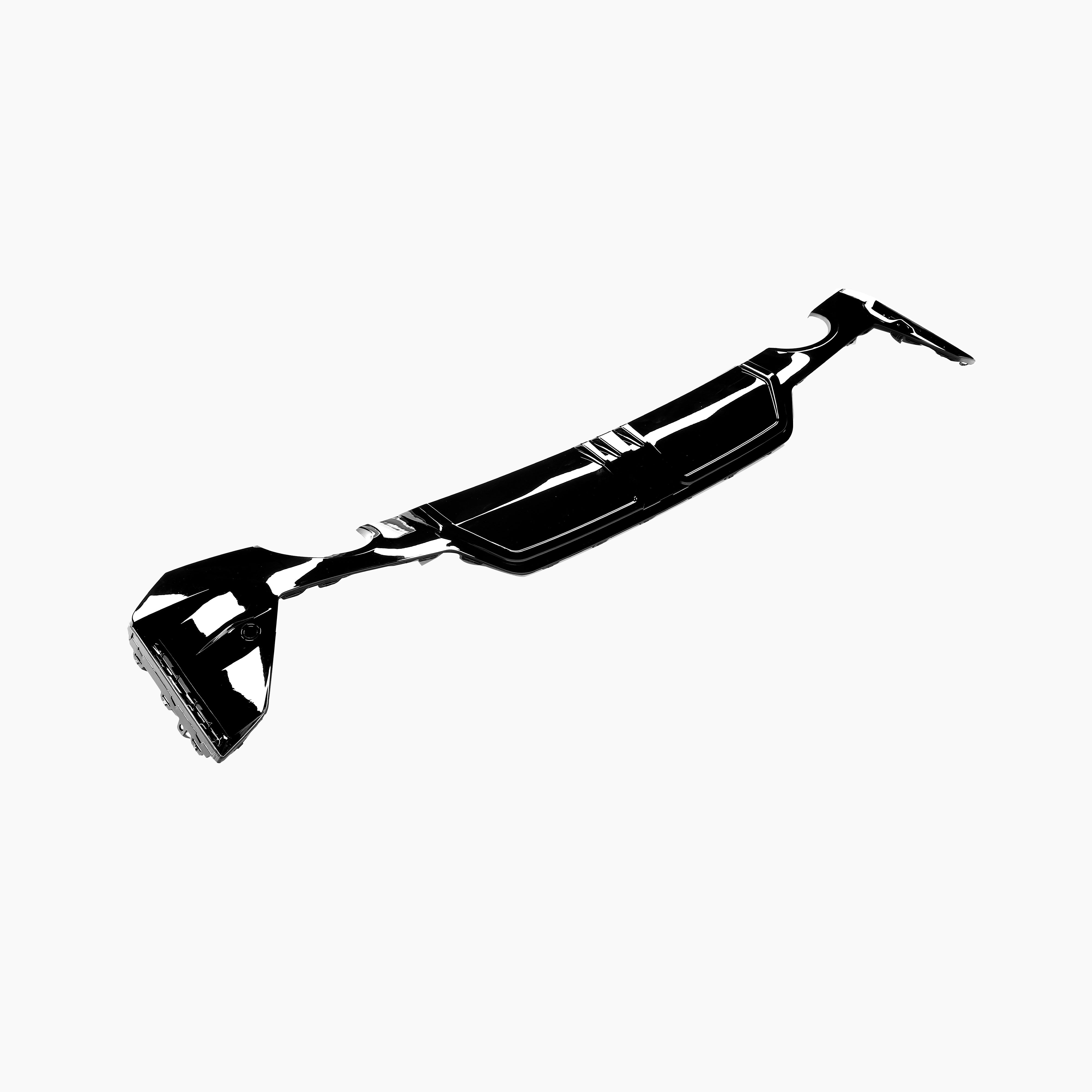 MP Style Gloss Black Diffuser for BMW 3 Series G20 LCI(2023+)(Double Single Out)