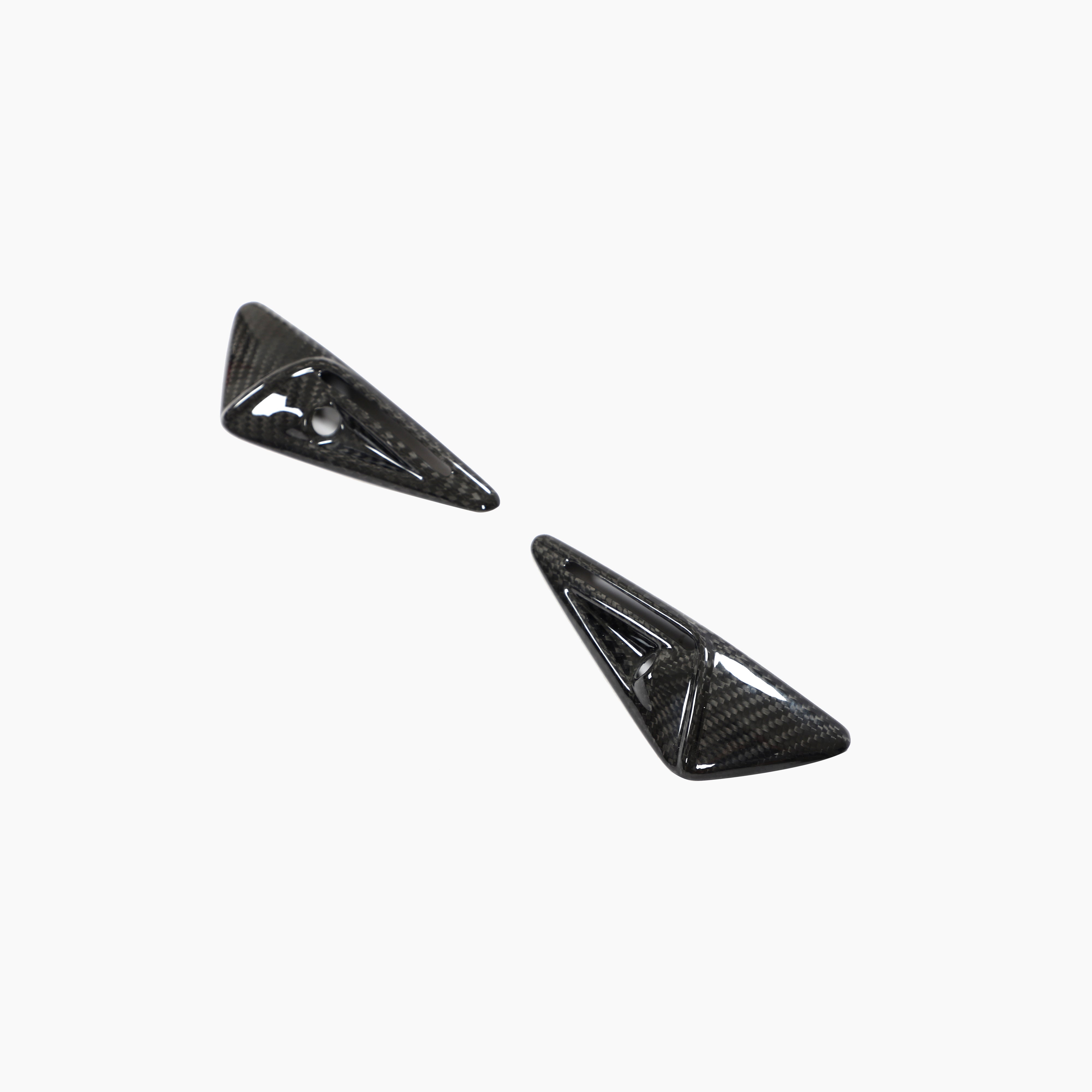 Tesla Model 3/Model Y 2020-2023 Side Fender Camera Vent Cover Trim Carbon Fiber
