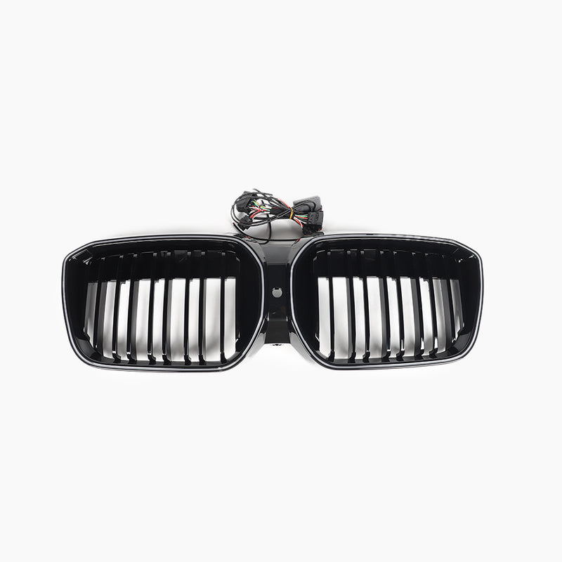 Dual Slat Kidney Grille with LED For BMW X3 & iX3 G08(2021-present)