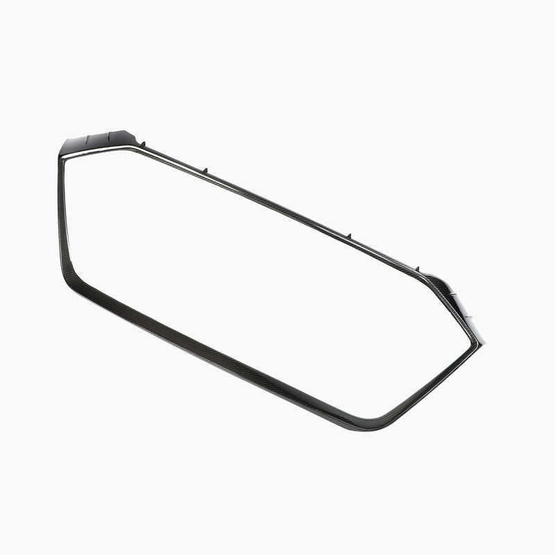 Audi RS6 C8 ST Style Carbon Fiber Front Grille - front view