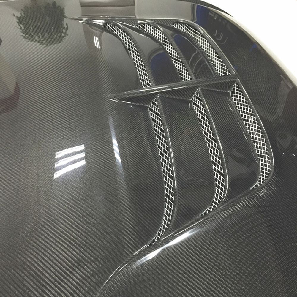 RS Style Carbon Fiber Engine Hood Cover for Audi A3/S3 8V Pre-LCI (2012-2016)