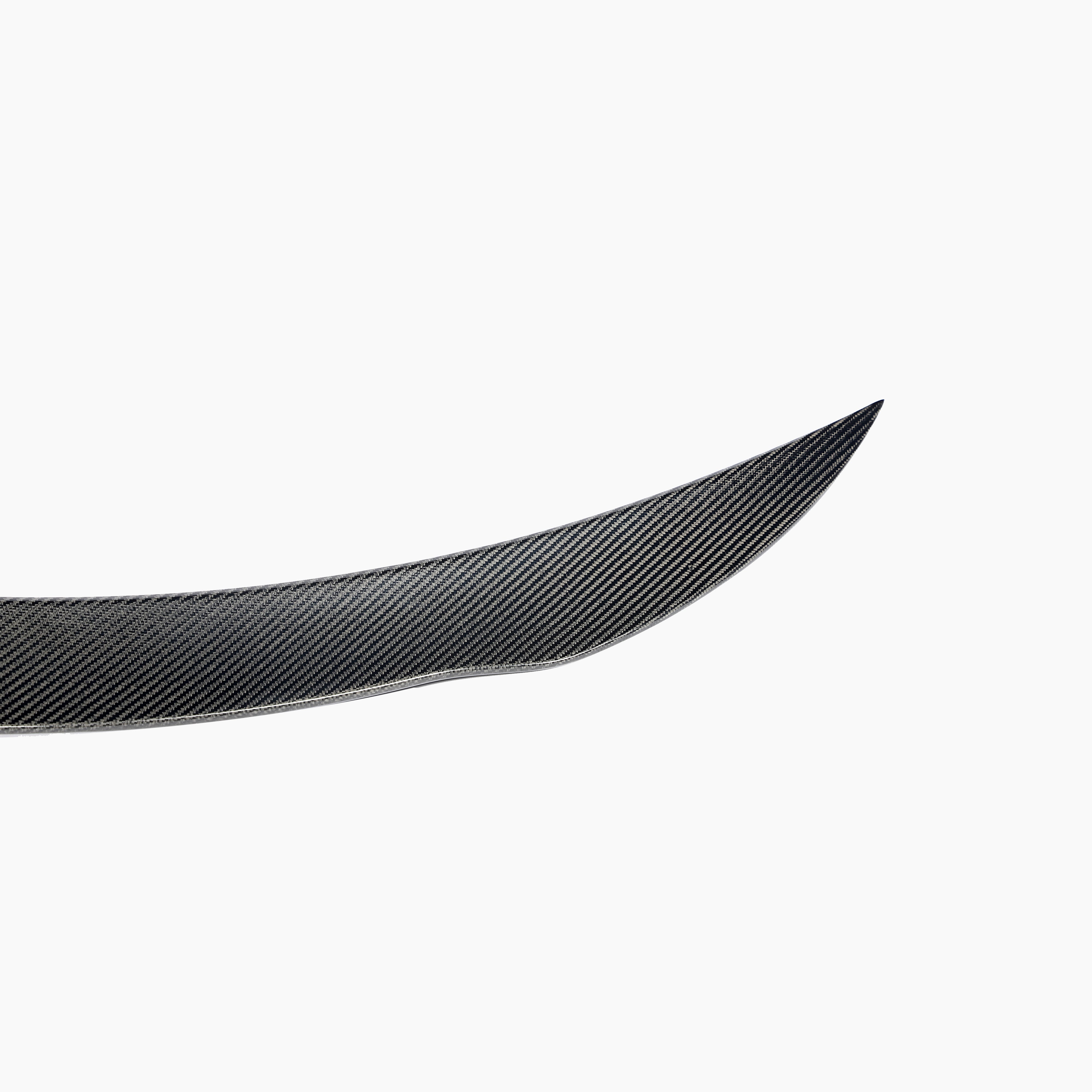 Mercedes-Benz C63 AMG Carbon Fiber Trunk Spoiler-carbon weave closeup