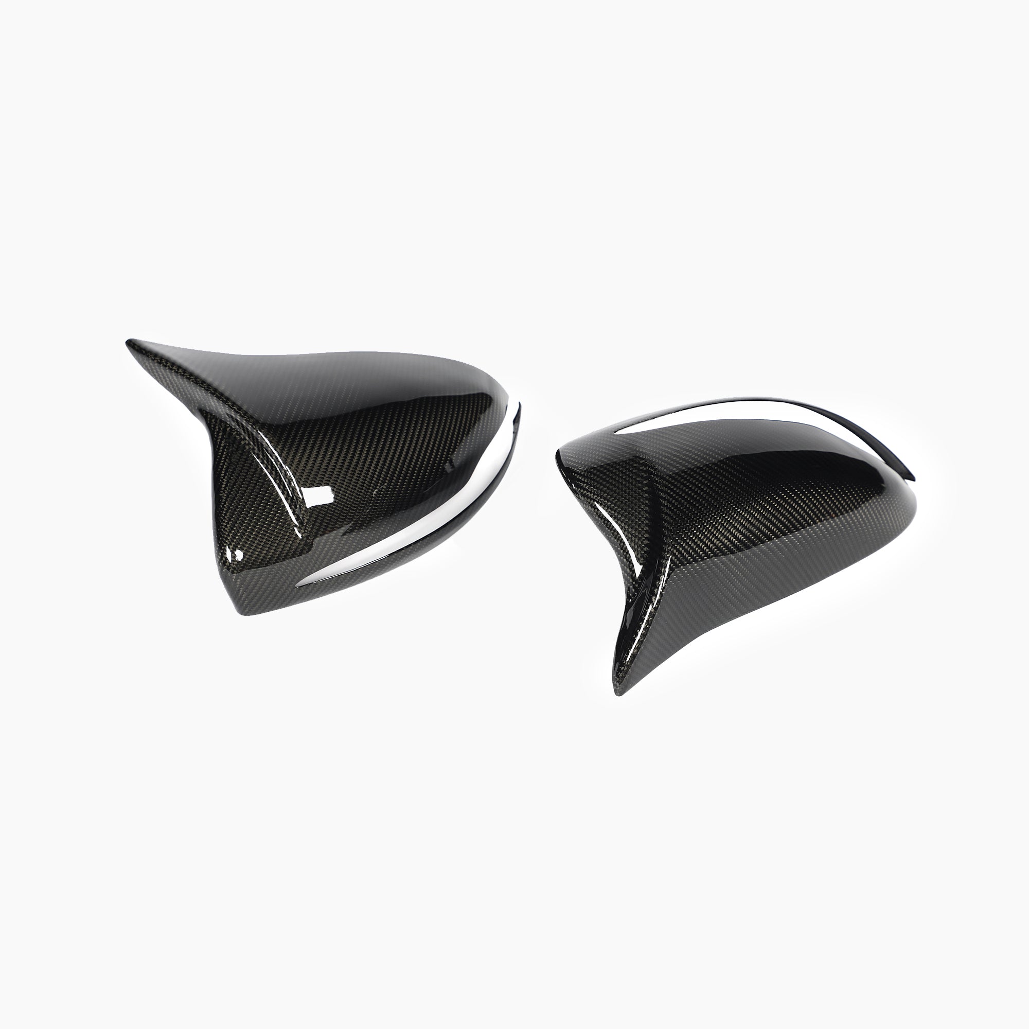 RHD Carbon Fiber add on Mirror Caps For Mercedes Benz C‑Class W205 Pre‑Facelift & E‑Class W213 Pre‑Facelift & S‑Class W222 Pre‑Facelift (2014-2018)