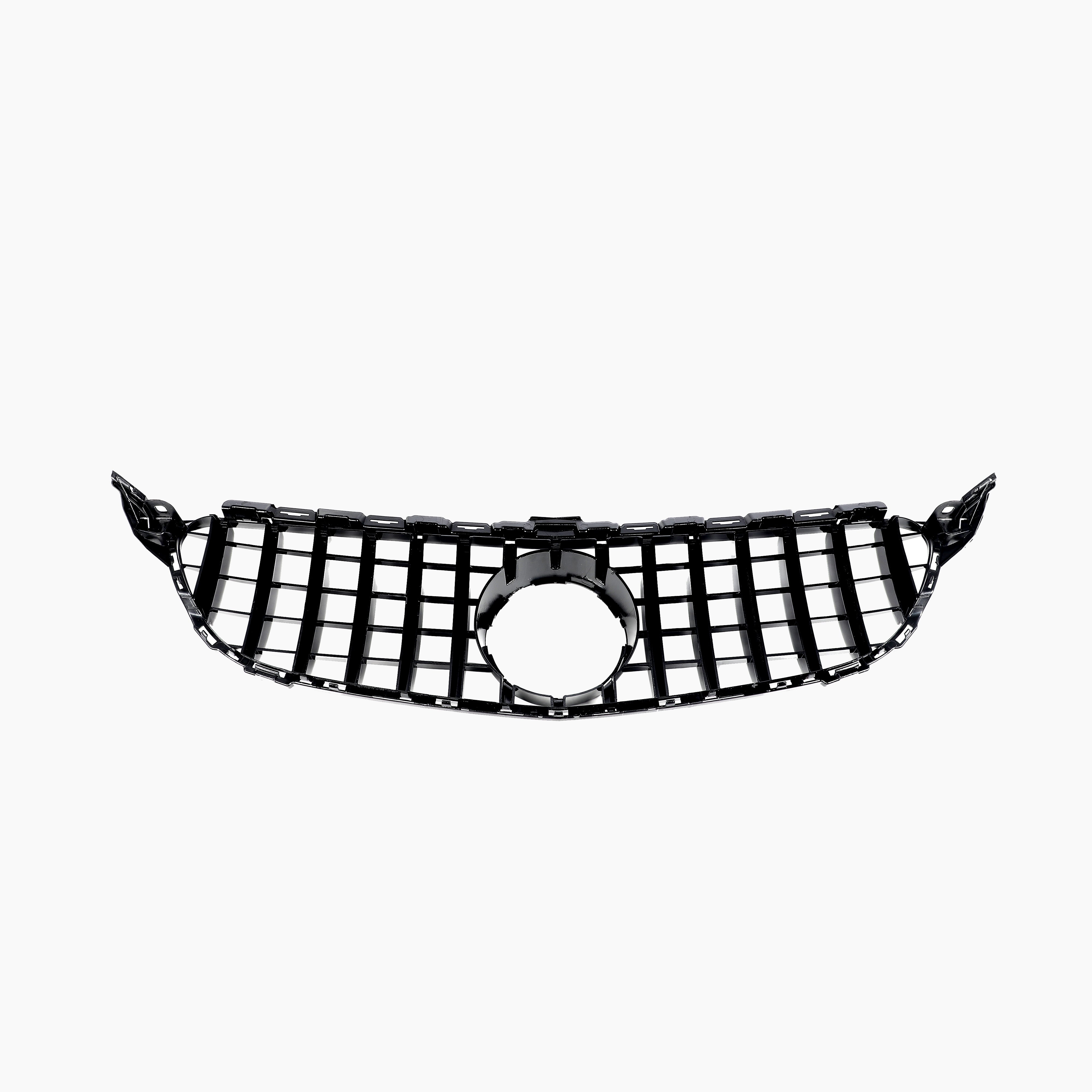 Silver-Plated Front Grille For Mercedes Benz C-Class W205 Pre-Facelift (2014-2018)