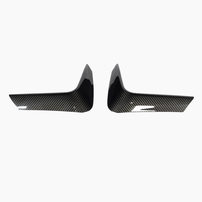 BMW M3 F80, M4 F82/F83 ST Style Carbon Fiber Rear Splitter - front view