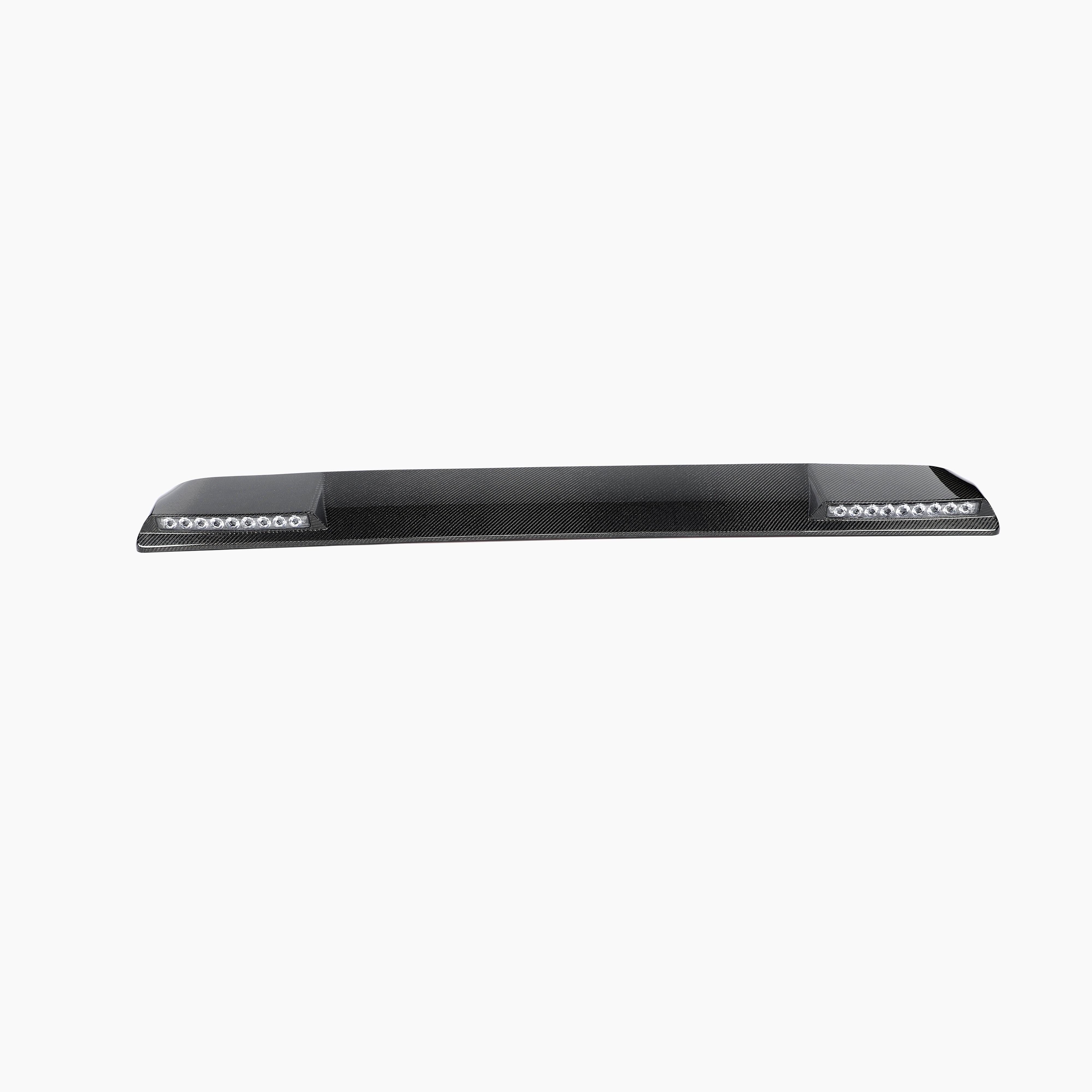 Mercedes Benz G Class W463 G63 AMG Carbon Fiber Front Roof Spoiler - side view