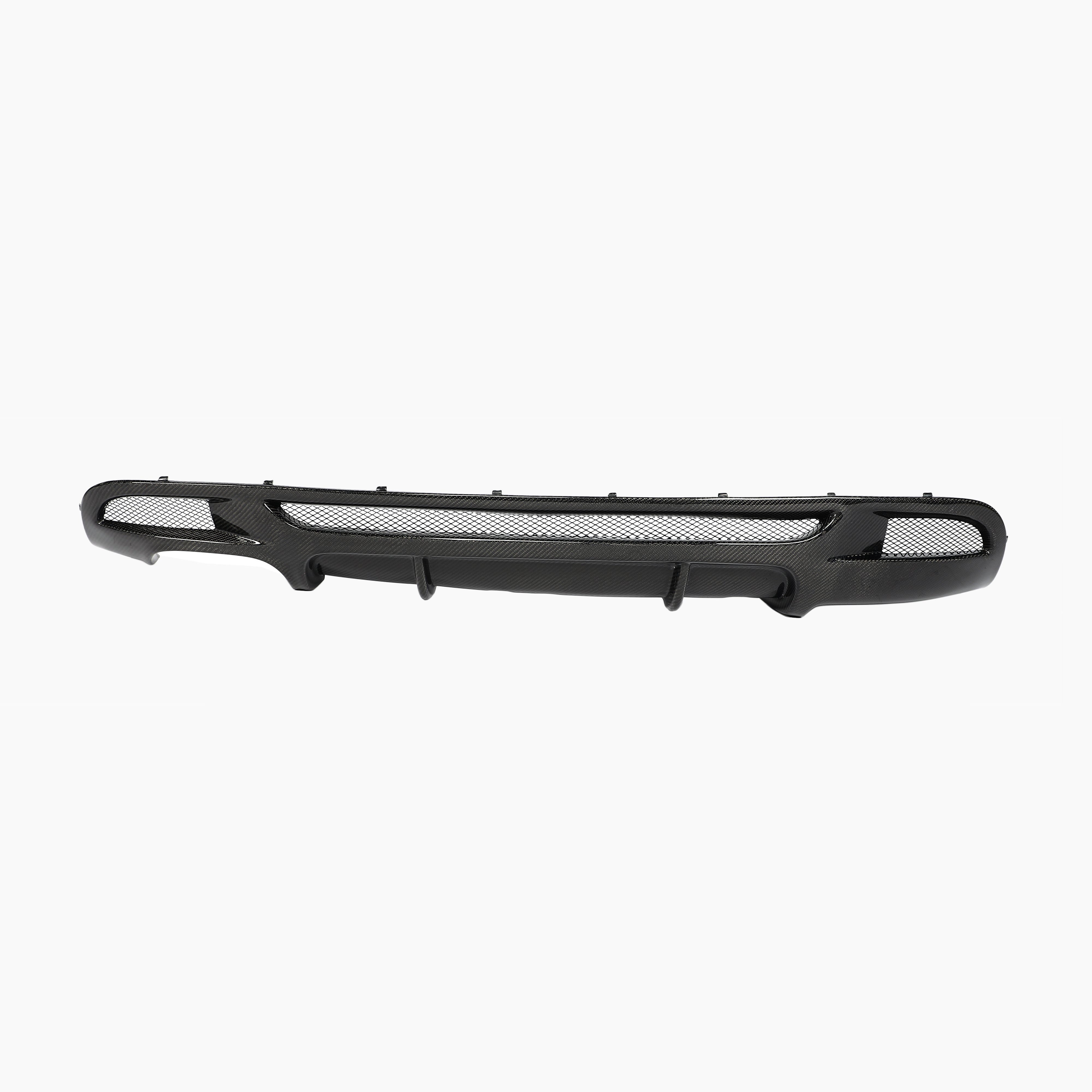 BMW 1 Series E82/E88 ST Style Carbon Fiber Rear Diffuser - front view