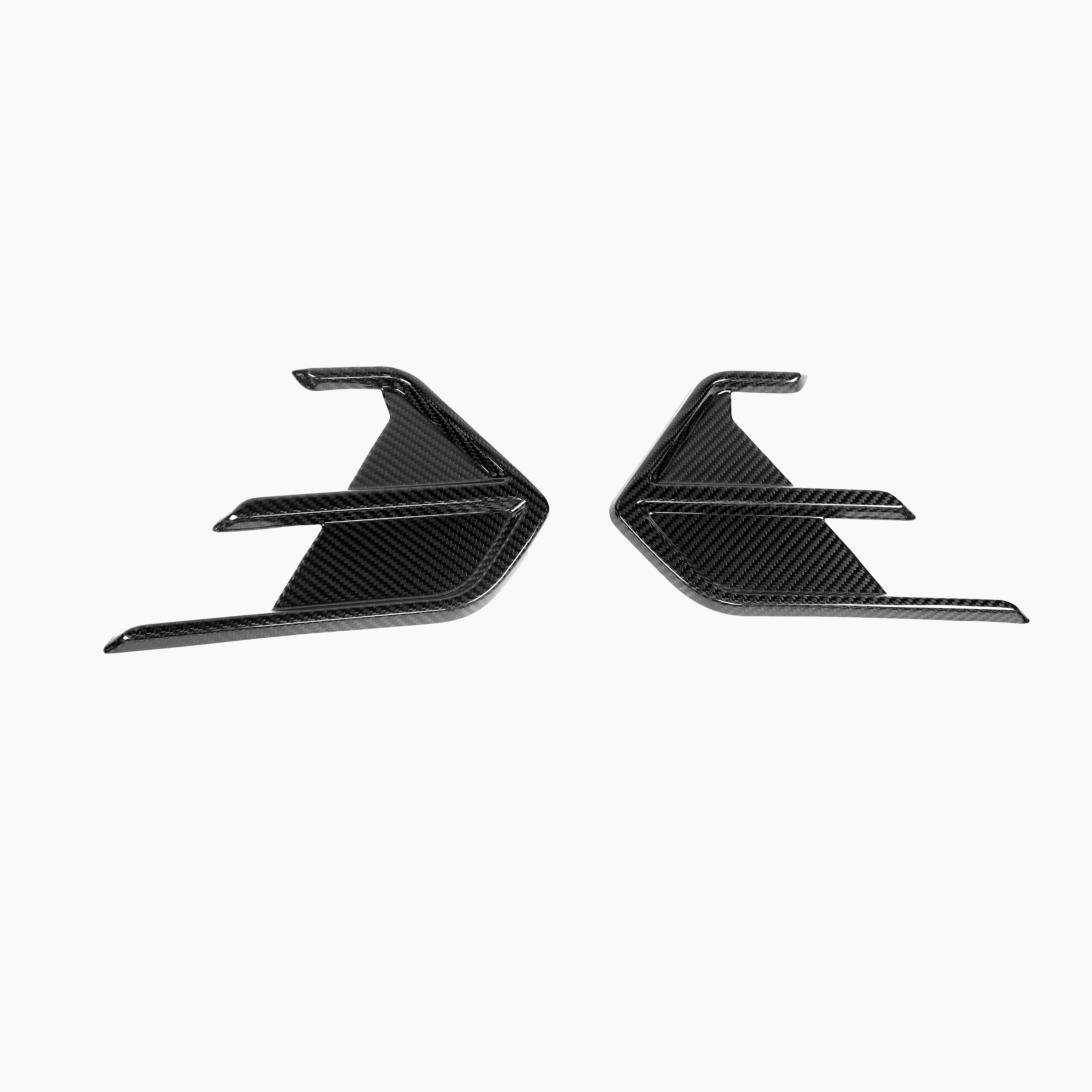 Audi RS7 RS6 C8 Sportback ABT Style Carbon Fiber Rear Splitters