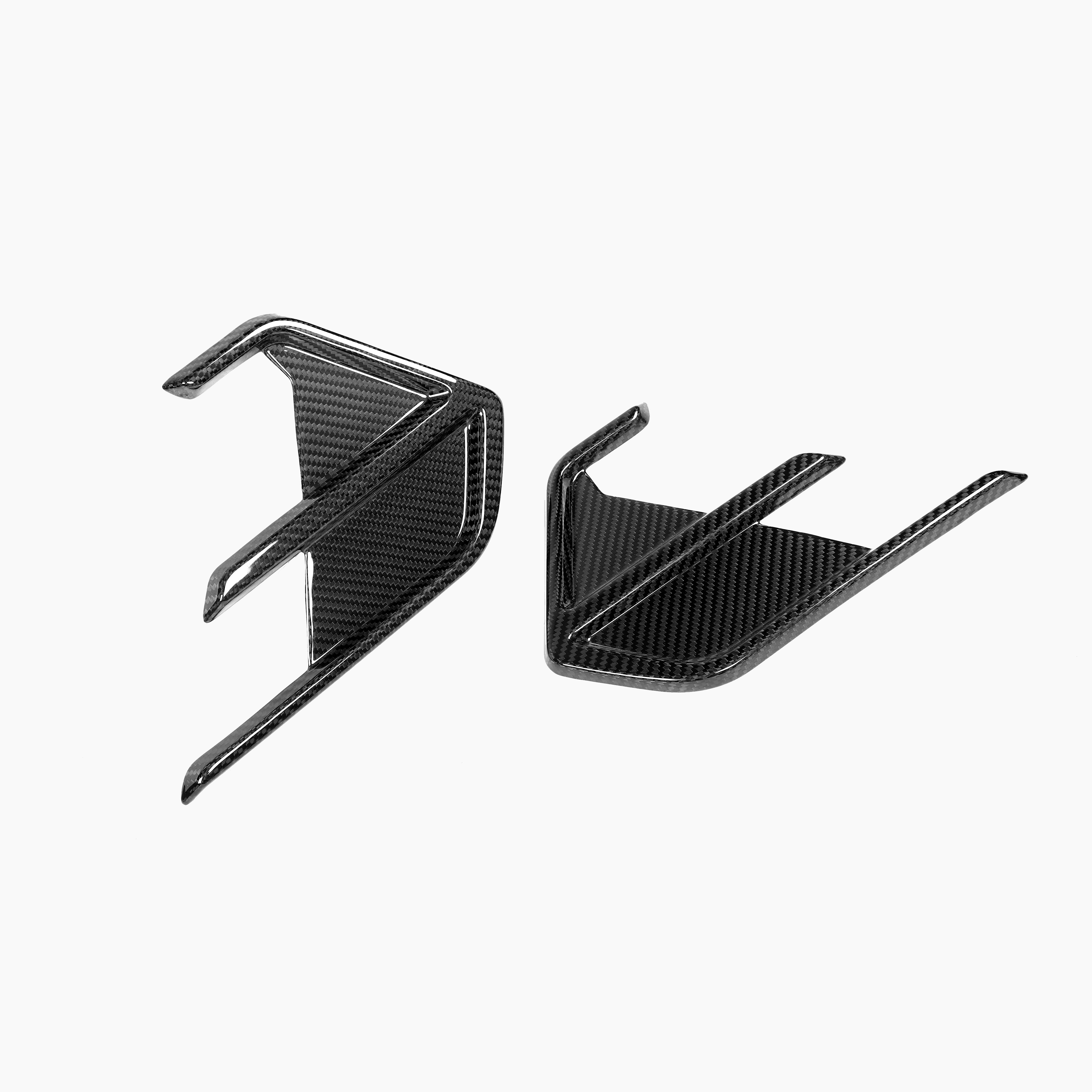 ABT Style Carbon Fiber Rear Splitters for Audi RS7 RS6 C8 Sportback (2019-2024)