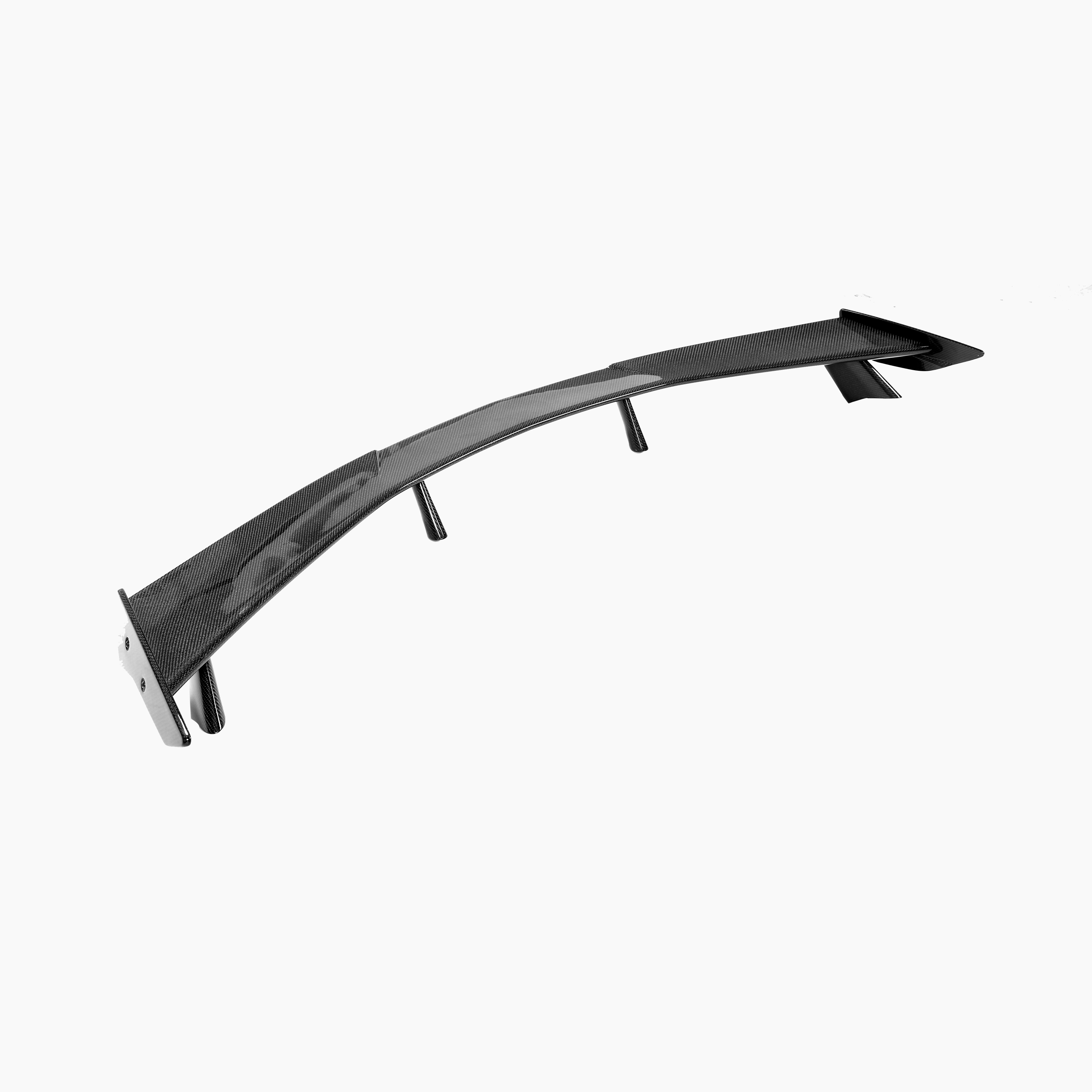 Chevrolet Corvette C8 Coupe Convertible Carbon Fiber Rear Trunk Spoiler - side view