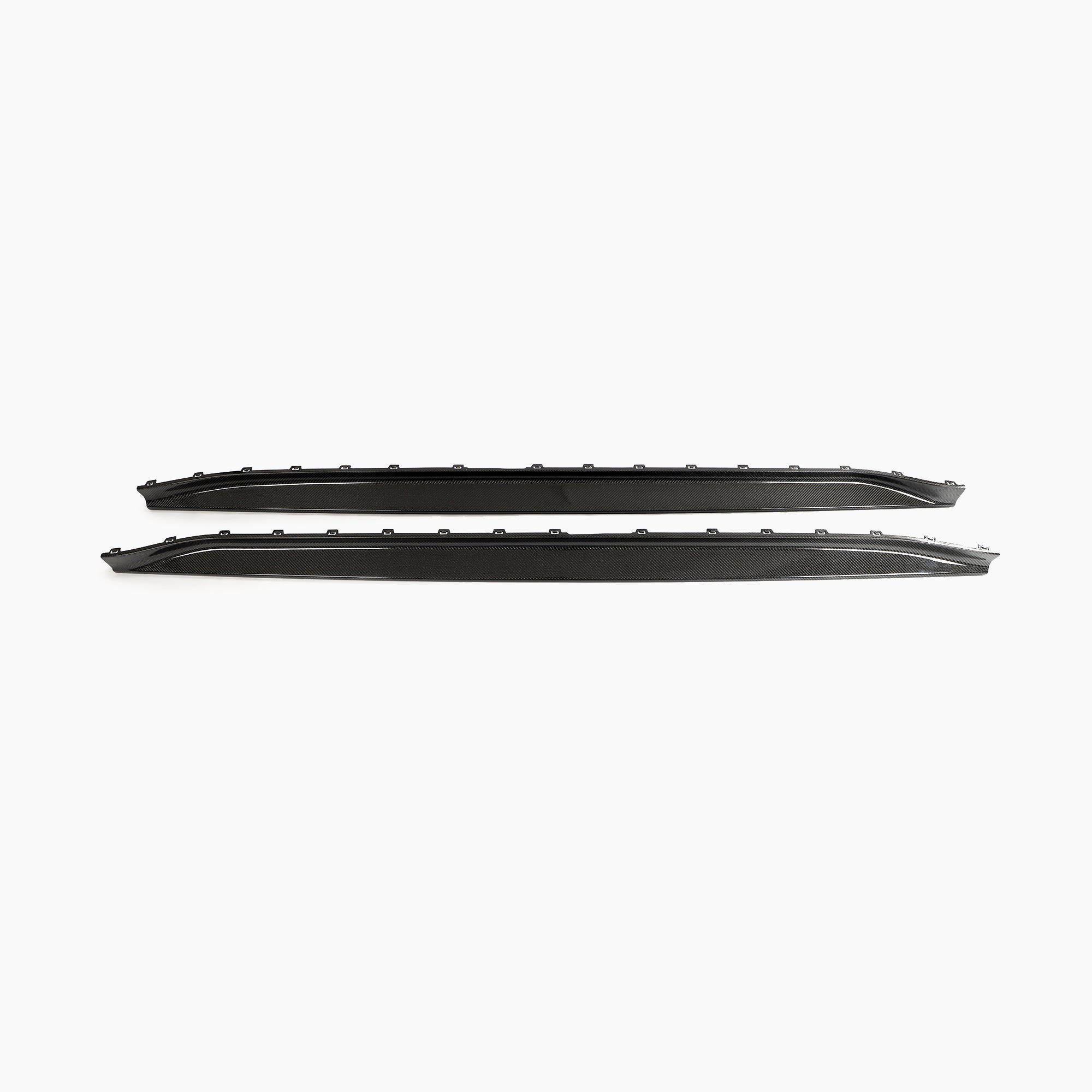 BMW M3 G80 3D Style Carbon Fiber Side Skirts - front view