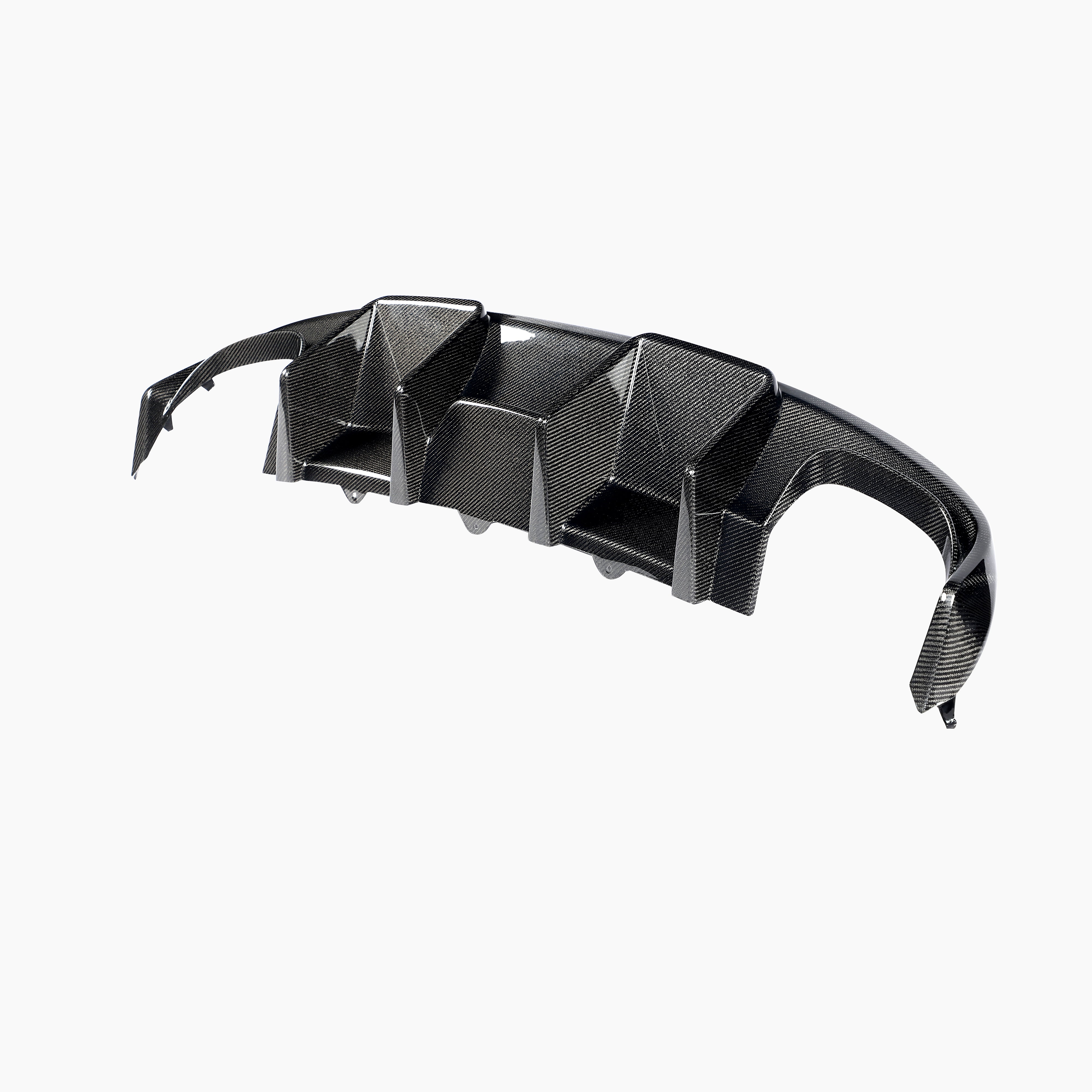 Carbon Fiber Rear Diffuser For Audi S4 Sedan 4-Door (2008-2012)
