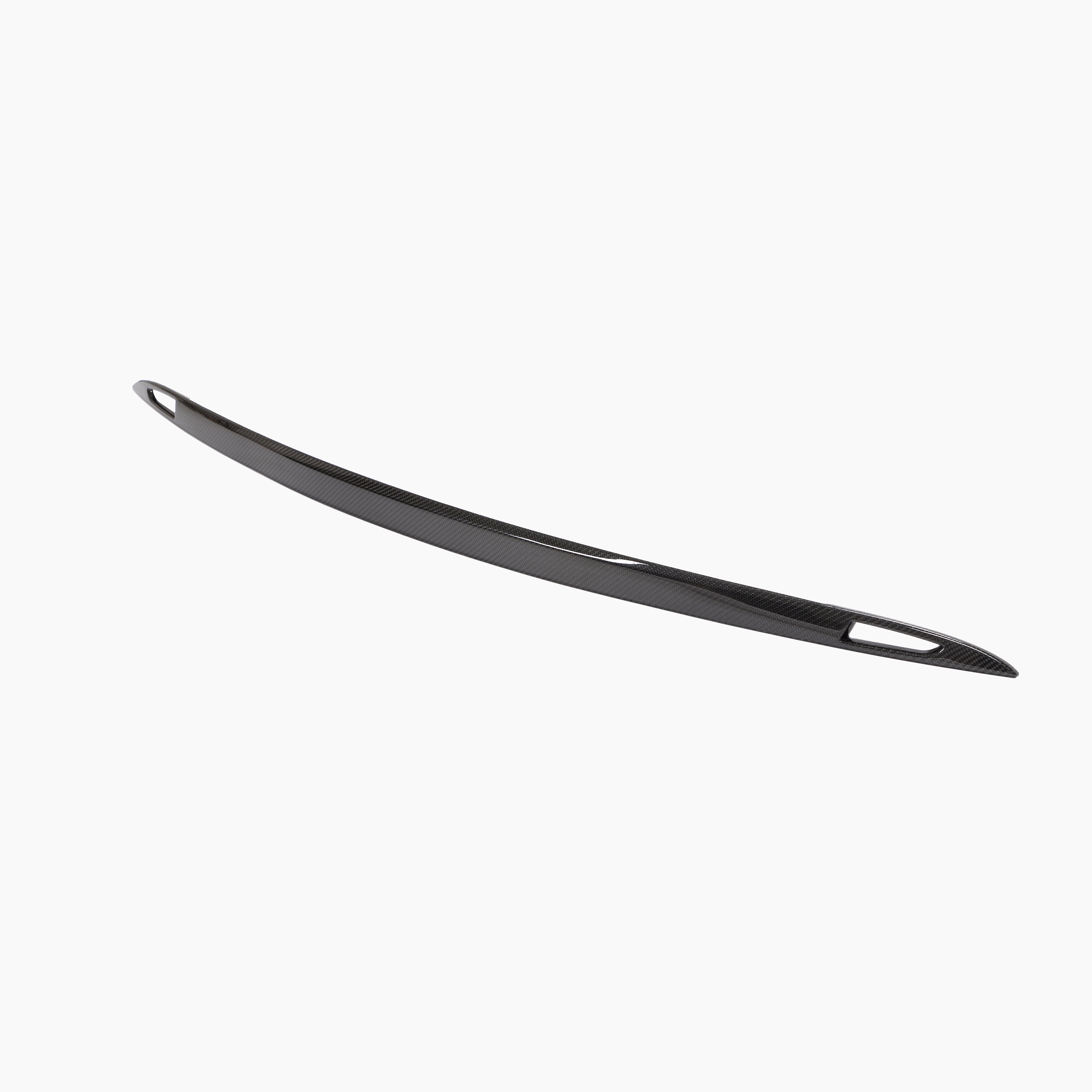 ST Style Carbon Fiber Rear Door Tail Trunk Cover for Tesla Model S (2016–2023)