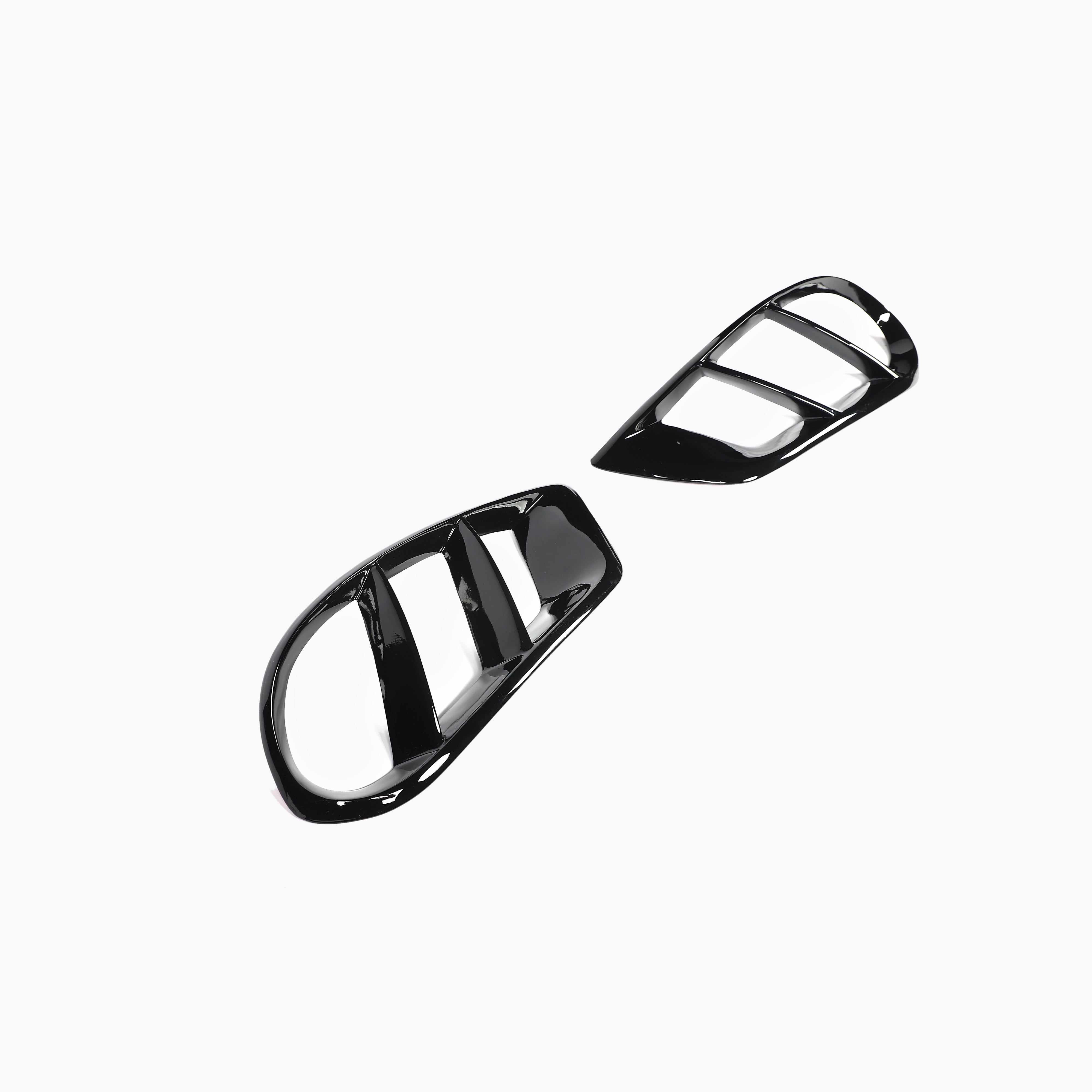 ST Style Gloss Black Front Air Vents for Mercedes Benz C-Class W205 Pre-Facelift (2014-2018)