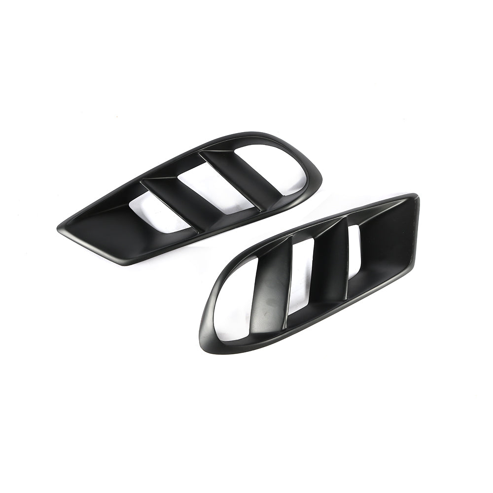 ST Style Matte Black Fog Air Vent Cover for Mercedes-Benz CLS C218 Facelift (2015–2017)