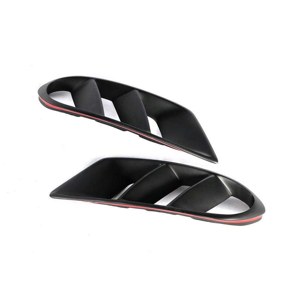 ST Style Matte Black Fog Air Vent Cover for Mercedes-Benz CLS C218 Facelift (2015–2017)