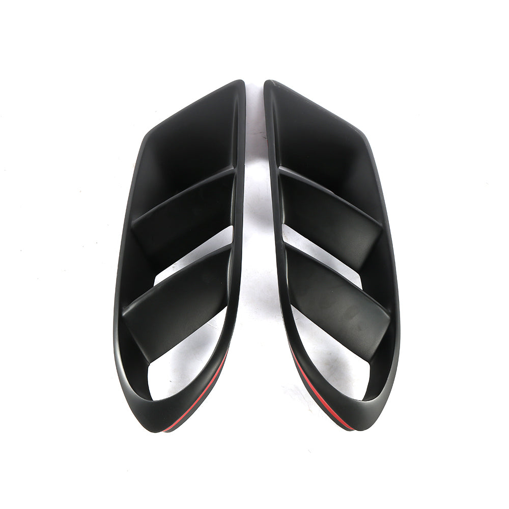 ST Style Matte Black Fog Air Vent Cover for Mercedes-Benz CLS C218 Facelift (2015–2017)