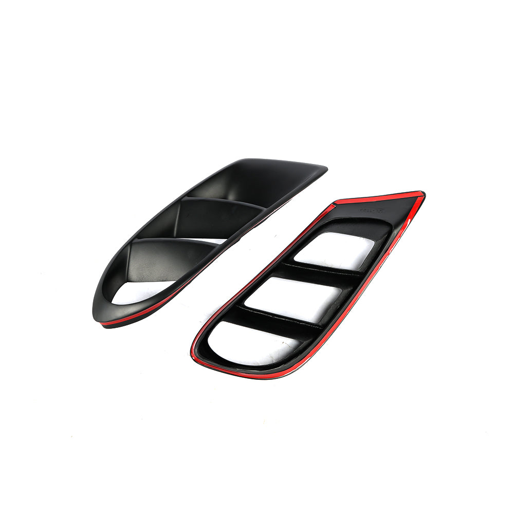 ST Style Matte Black Fog Air Vent Cover for Mercedes-Benz CLS C218 Facelift (2015–2017)