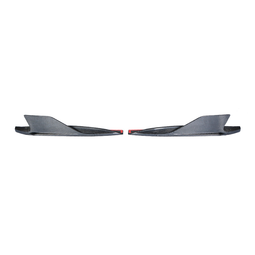 ST Style Carbon Fiber Side Splitters For Audi R8 4S Pre‑LCI (2016–2018)