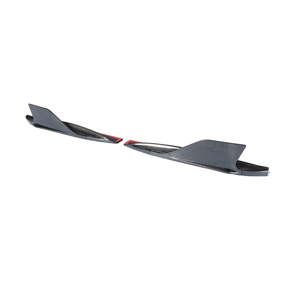 ST Style Carbon Fiber Side Splitters For Audi R8 4S Pre‑LCI (2016–2018)