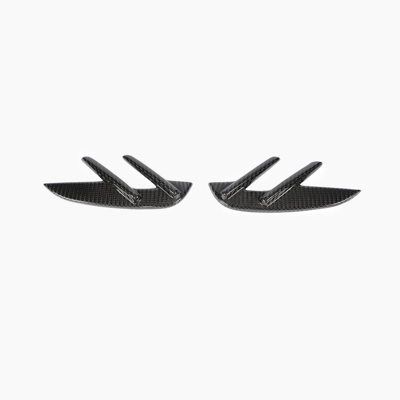 BMW M4 G82/G83 OEM Style Carbon Fiber Fender Air Vents - front view