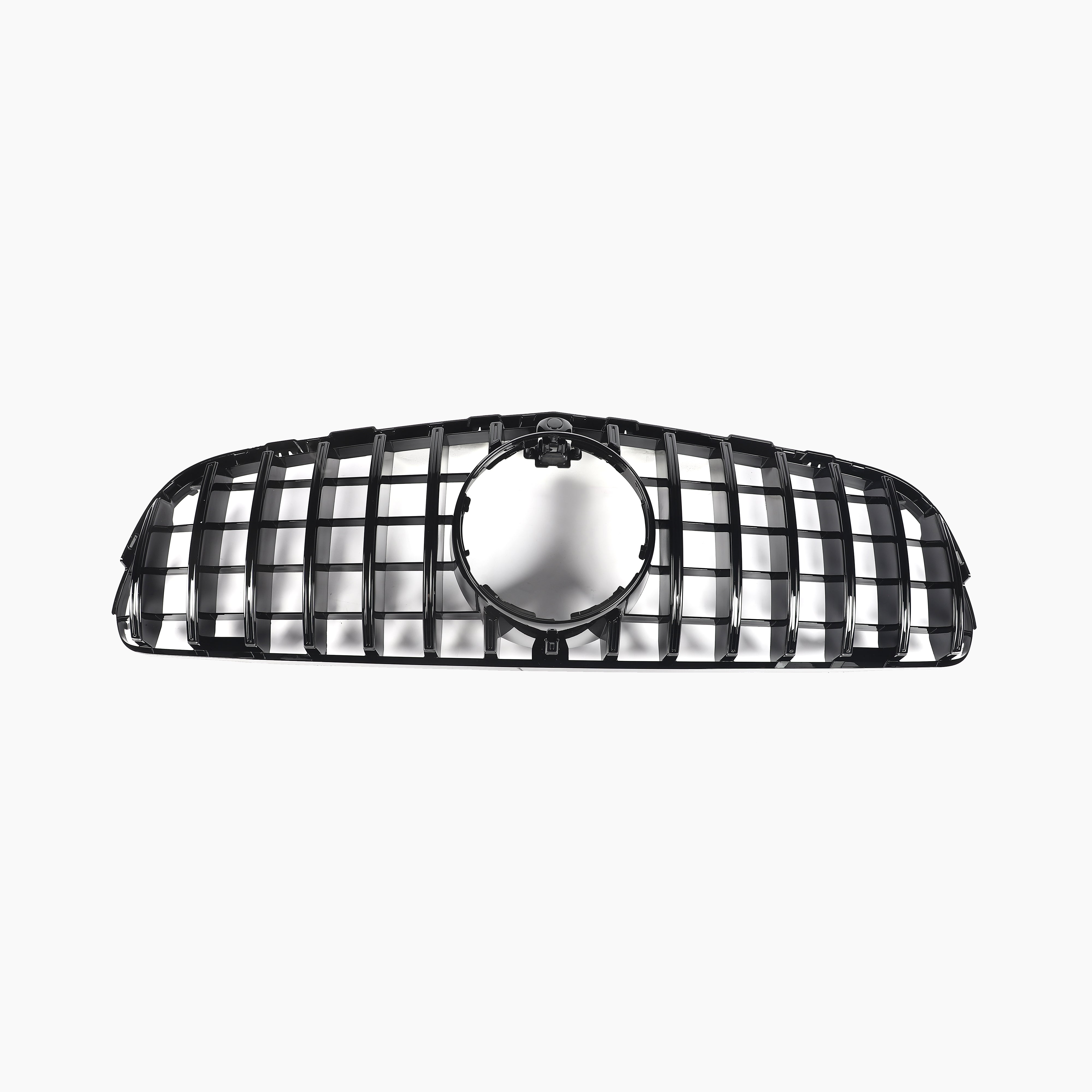 GT Style Gloss Black Mercedes Benz GLC C253 Pre-LCI Front Grille 