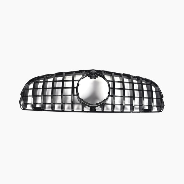 GT Style Gloss Black Mercedes Benz GLC C253 Pre-LCI Front Grille 