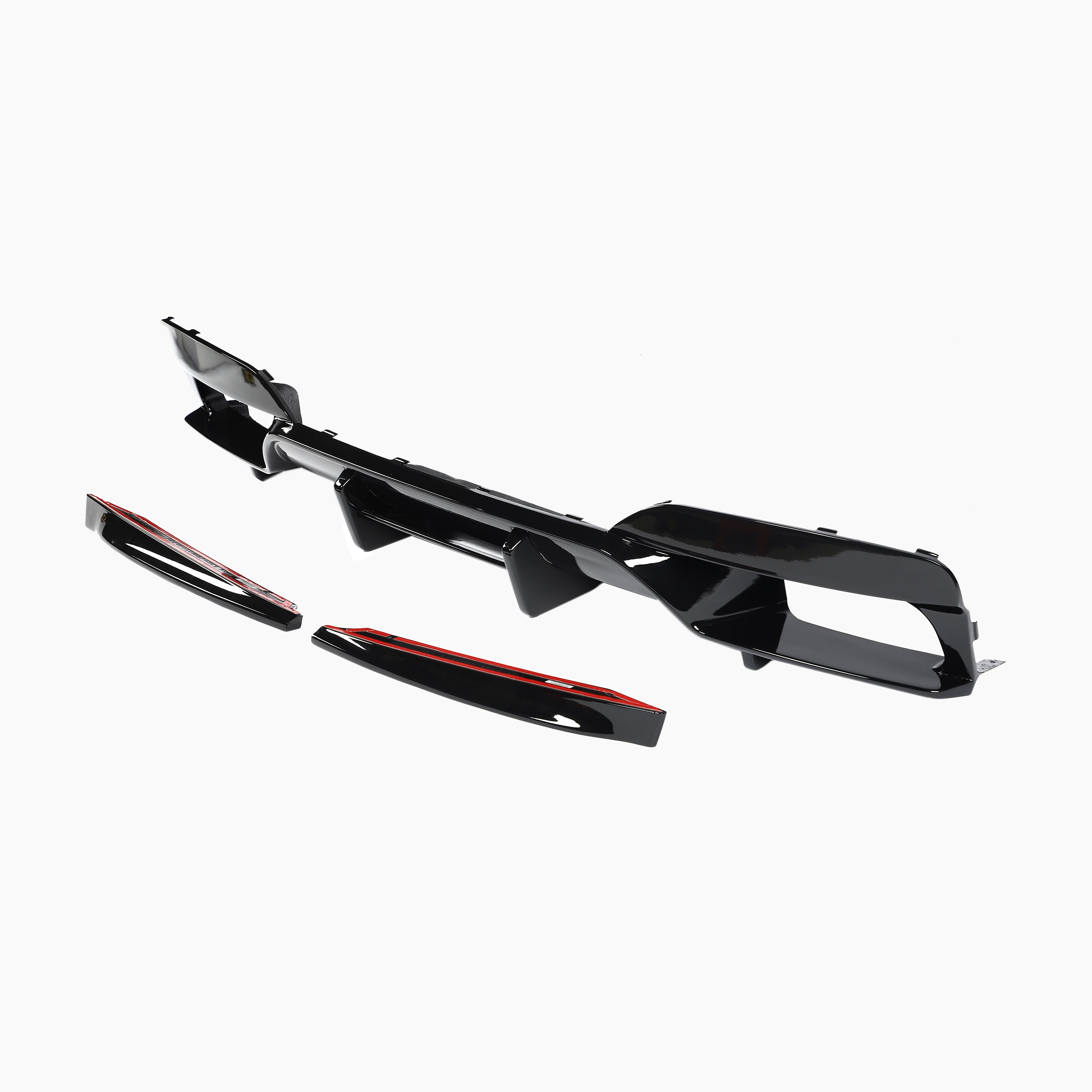 PSM Style Gloss Black Rear Diffuser for BMW 6 Series F06 F12 F13 M6 (2011-2018)