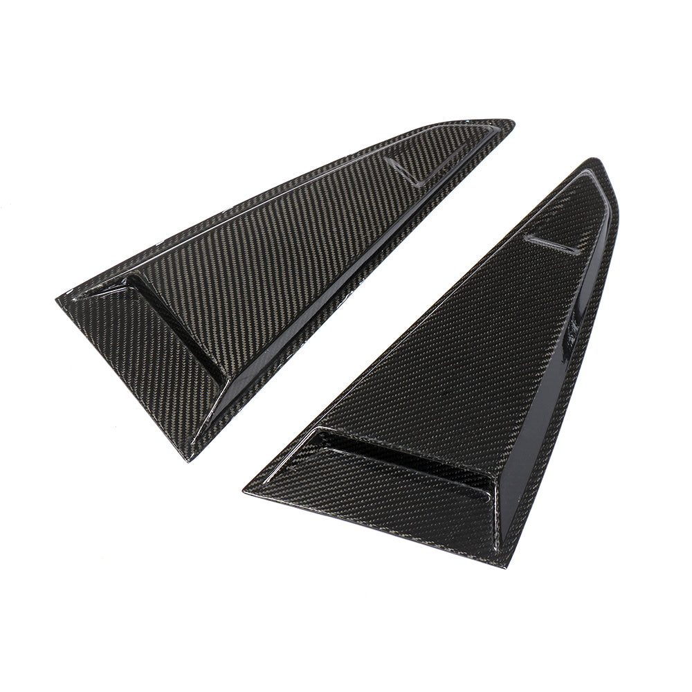 Carbon Fiber Quarter Window Scoops for Audi TT/TTS MK3 8S Pre-LCI(2015-2018)/TT RS ML3 8S Pre-LCI(2017-2019)