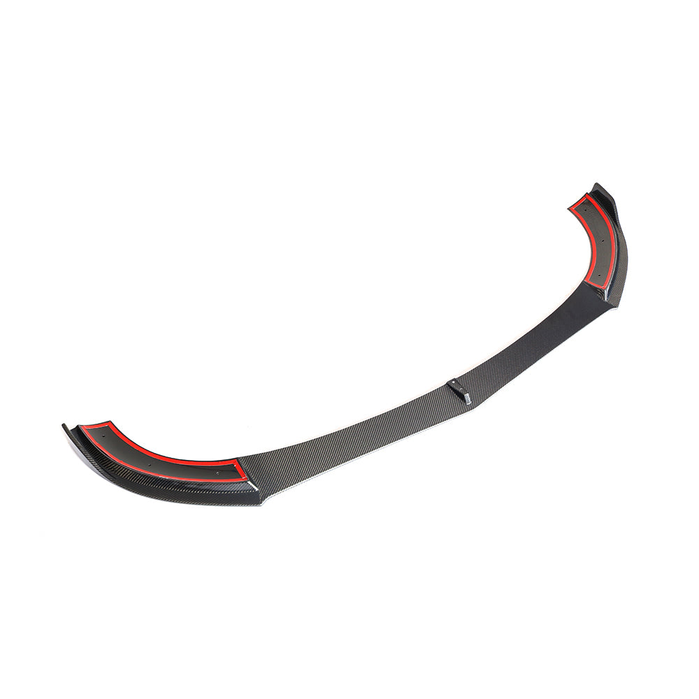ST Style Carbon Fiber Front Lip for Mercedes Benz E-Class W213 Pre-Facelift Sedan (2016-2020)
