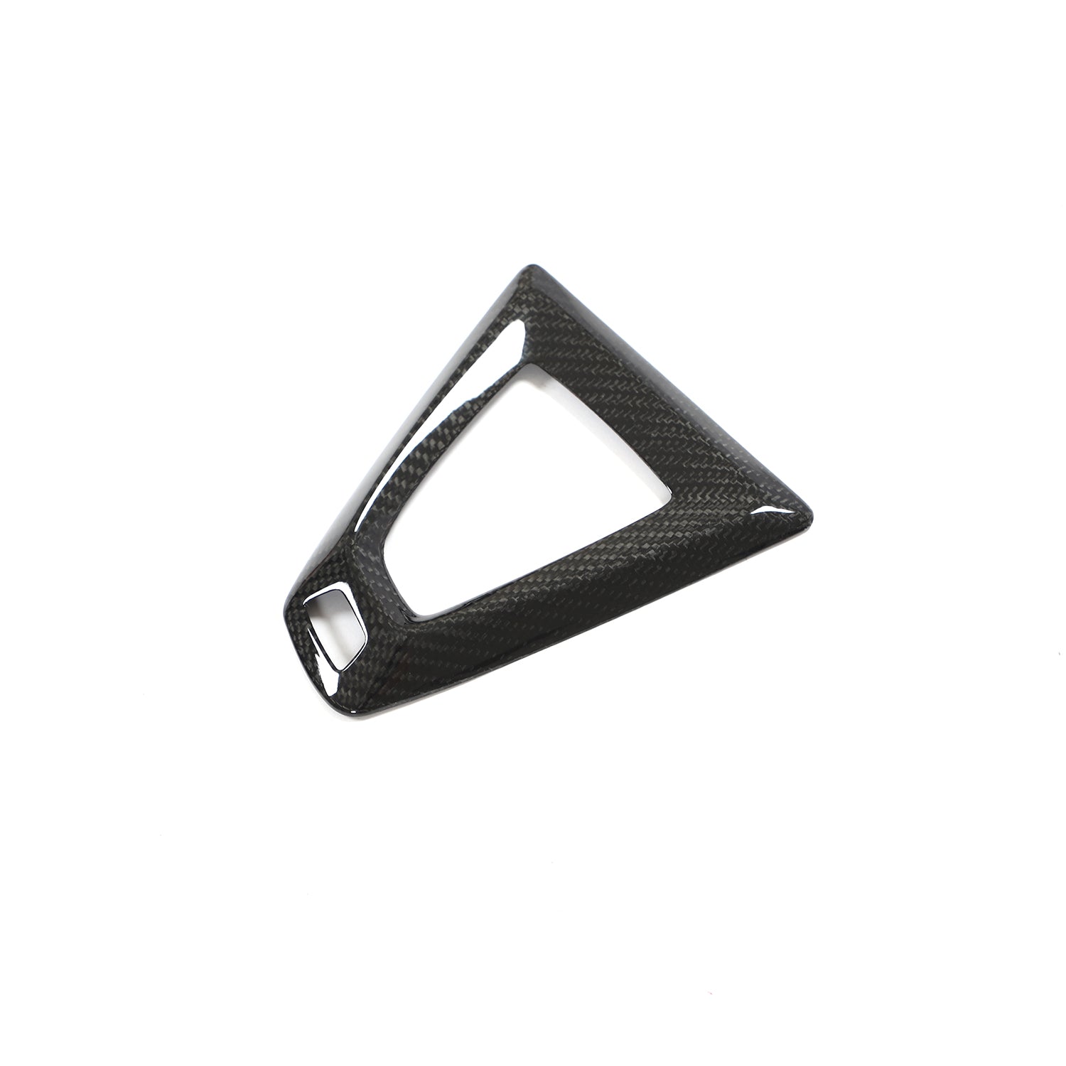 LHD Carbon Fiber Gear Shift Knob Base Trim for BMW M3 F80, M4 F82/F83 (2014-2020)