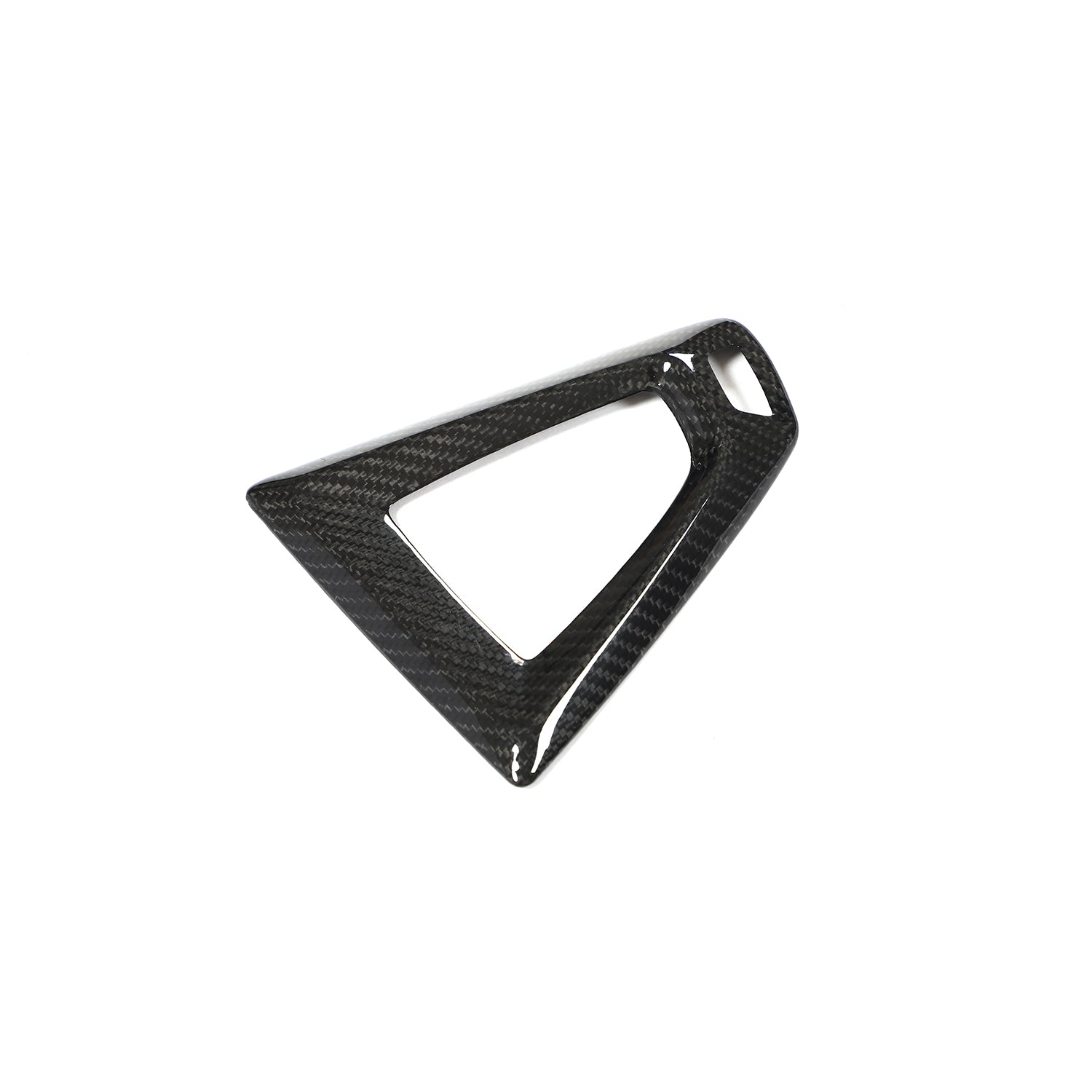 LHD Carbon Fiber Gear Shift Knob Base Trim for BMW M3 F80, M4 F82/F83 (2014-2020)