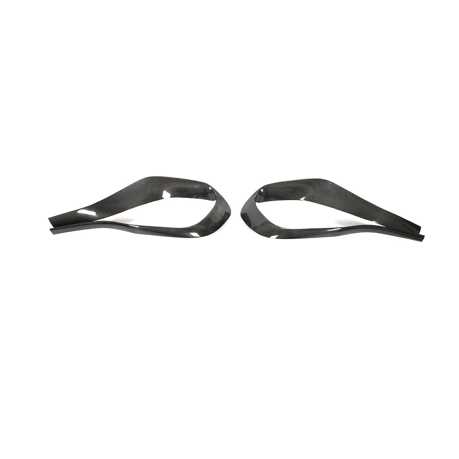 ST Style Carbon Fiber Front Bumper Vent Cover for Mercedes Benz GLA 45 S AMG & H247 Pre‑Facelift (2020-2022)