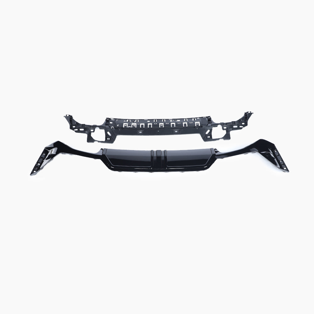 MP Style Gloss Black Diffuser for BMW 3 Series G20 LCI(2023+)(Double Dual Out)