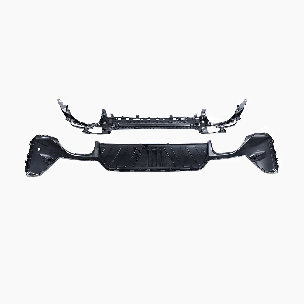 MP Style Gloss Black Diffuser for BMW 3 Series G20 LCI(2023+)(Double Dual Out)