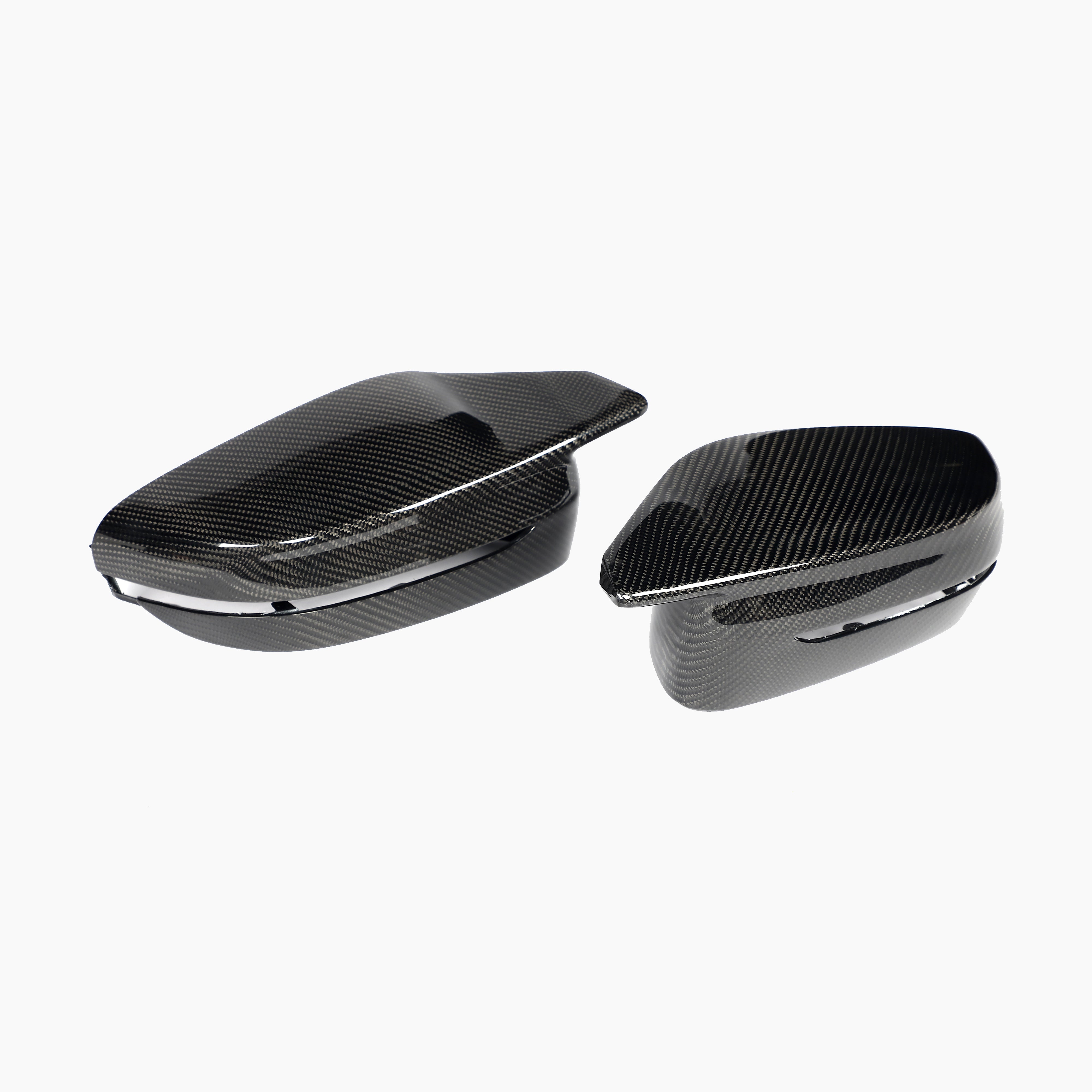 ST Style Carbon Fiber Mirror Caps For BMW M3 G80/G81 ,M4 G82/G83 ,3 Series G20/G21 ,2 Series G42 Coupé (2021+)