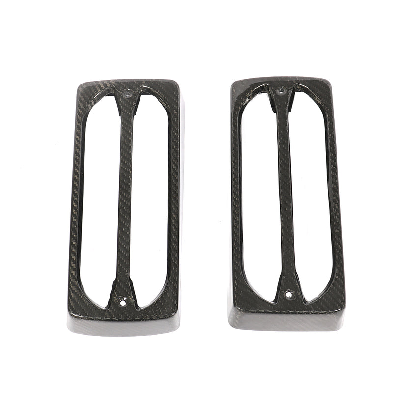 ST Style Carbon Fiber Rear Tail Light Cover For Mercedes Benz G‑Class W463 (2013-2018)