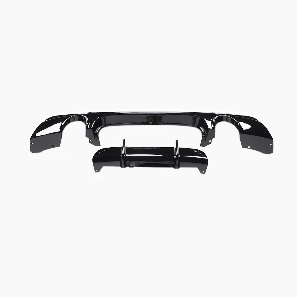MP Style Gloss Black Diffuser for BMW 3 Series E92 Pre-CLI(2006-2010)(Double Single Out)