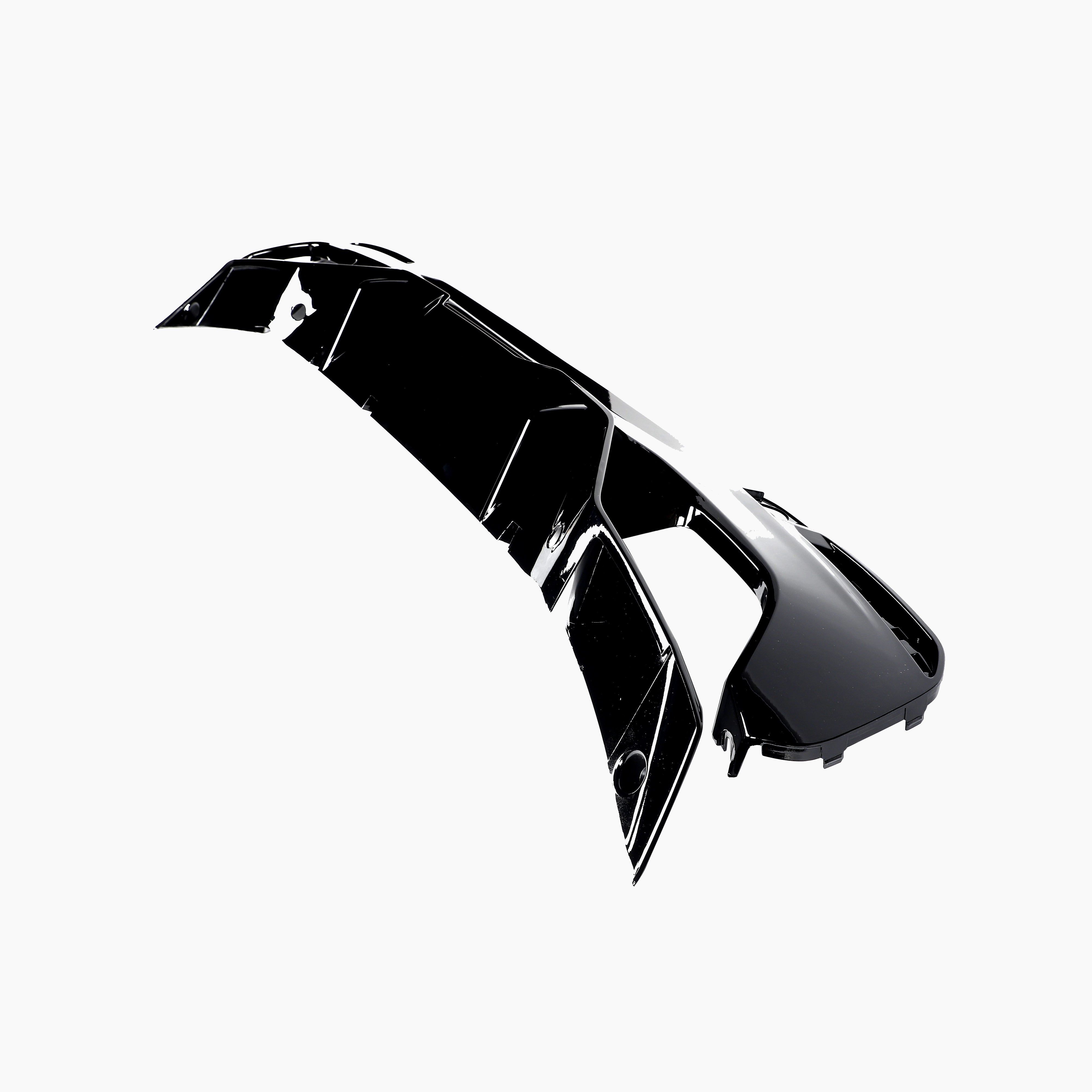MP Style Gloss Black LargeVersion Diffuser for BMW 5 Series G30(2017-2023)(Double Dual Out)