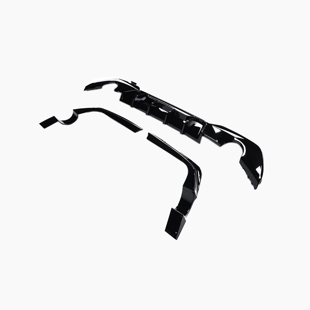 MPC Style Gloss Black Diffuser for BMW 3 Series G20(2019+)(Double Single Out)