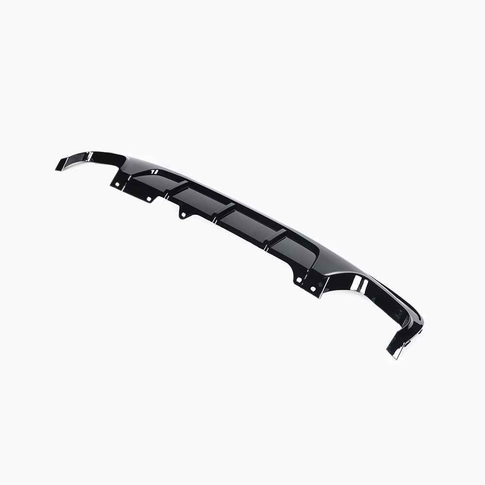 MP Style Gloss Black Diffuser for BMW 5 Series F10(2010-2017)(Double Dual Out)