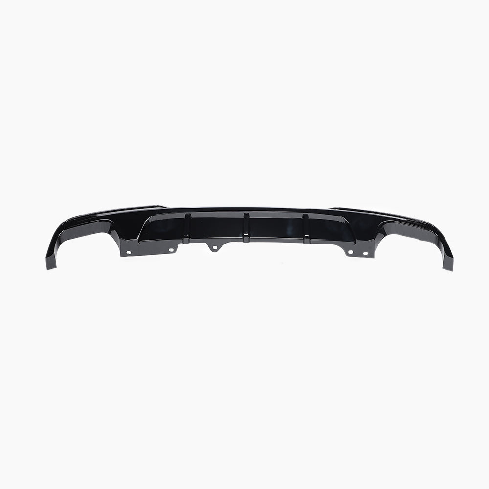 MP Style Gloss Black Diffuser for BMW 5 Series F10(2010-2017)(Double Dual Out)