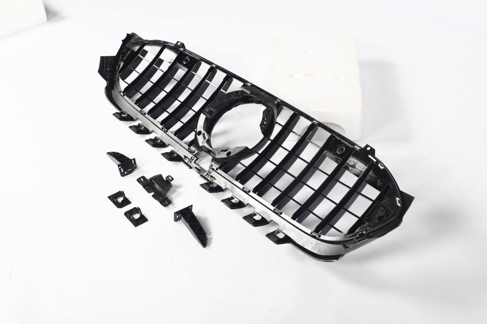 Gloss Black Front Grille For Mercedes Benz A-Class W177 (2018+)