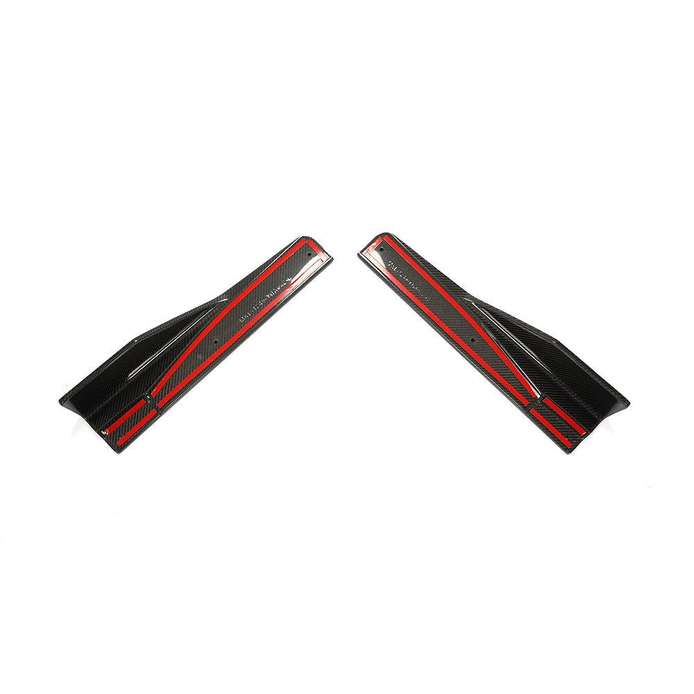 ST Style Carbon Fiber Side Splitters for Mercedes-Benz GLA 45 AMG & GLA X156 Facelift (2017–2019)